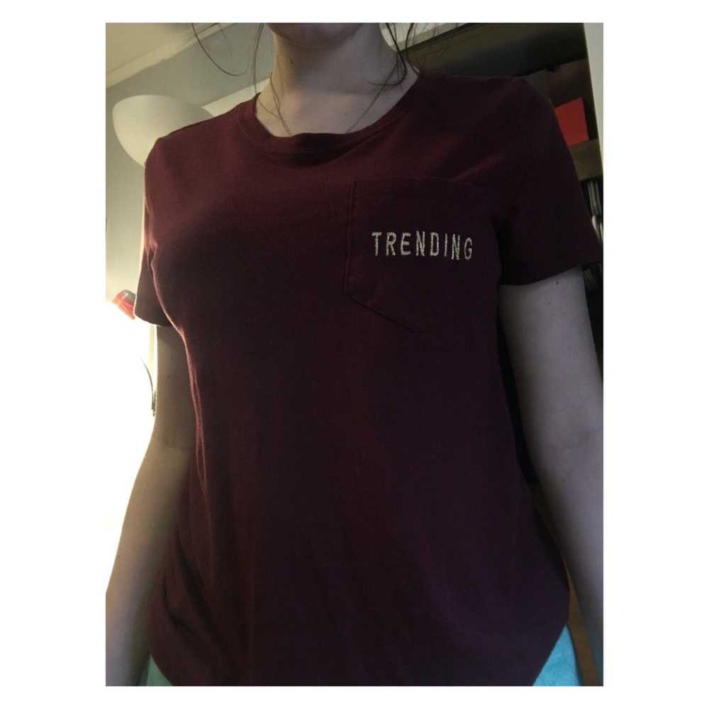 CUTE MAROON SHIRT 🖤